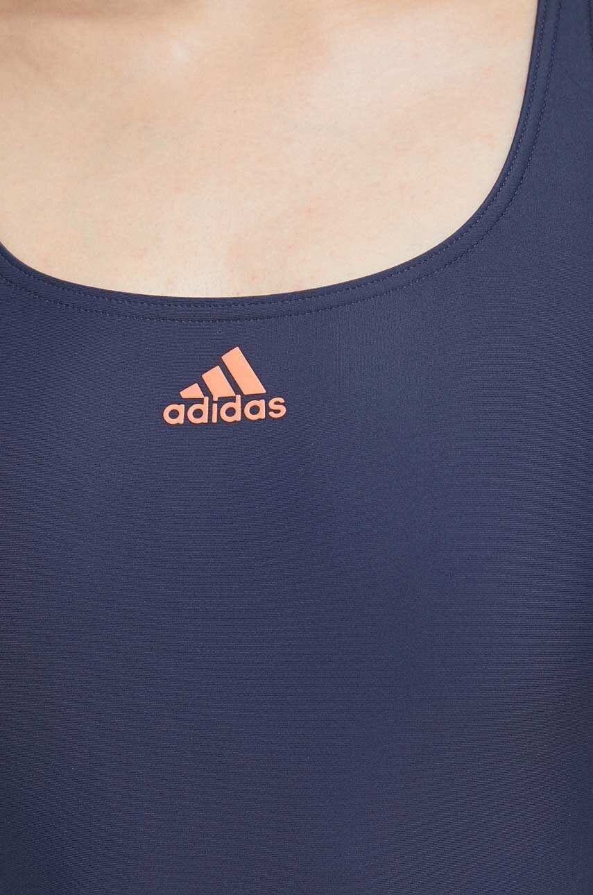 adidas Performance Цял бански 3-Stripes в синьо с мека чашка - Pepit.bg