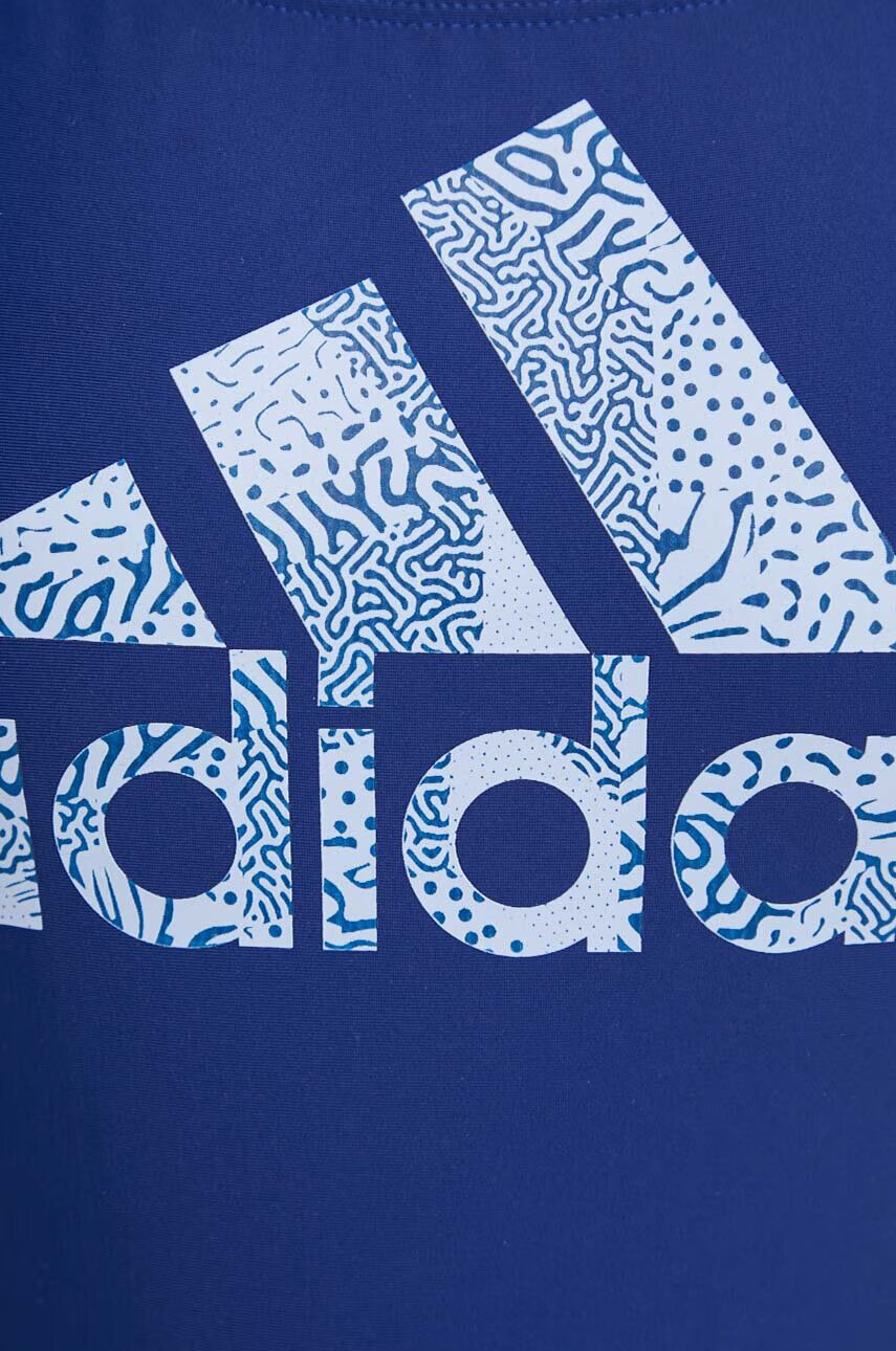 adidas Performance Цял бански Big Logo в синьо с мека чашка - Pepit.bg