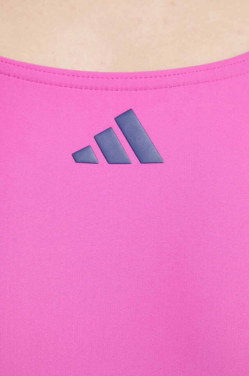 adidas Performance Цял бански Colorblock в розово с мека чашка - Pepit.bg