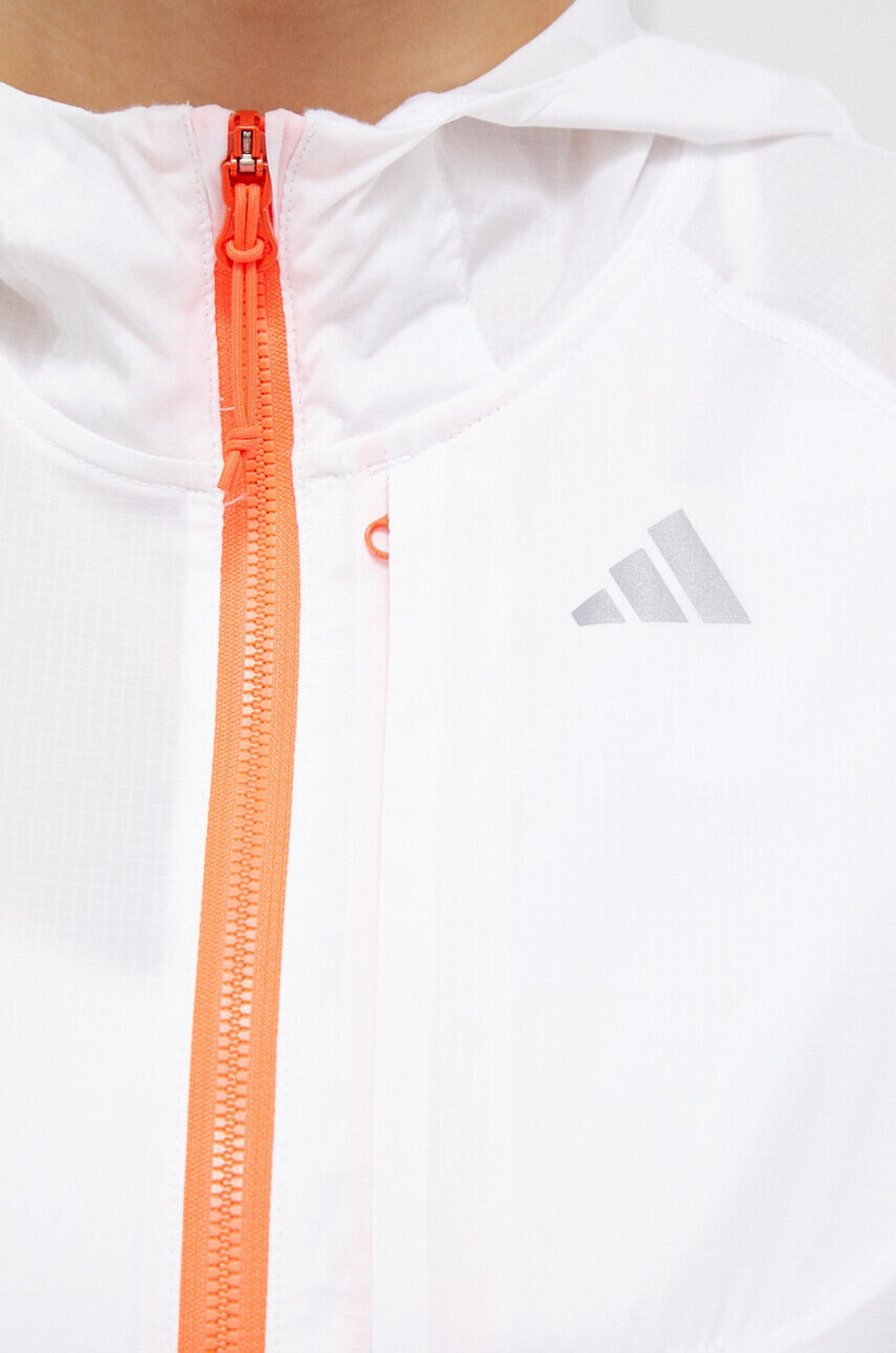 adidas Performance Ветровка Fast в бяло с преходна изолация - Pepit.bg