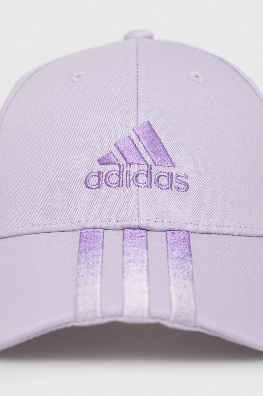 adidas Шапка с козирка в лилаво с принт - Pepit.bg