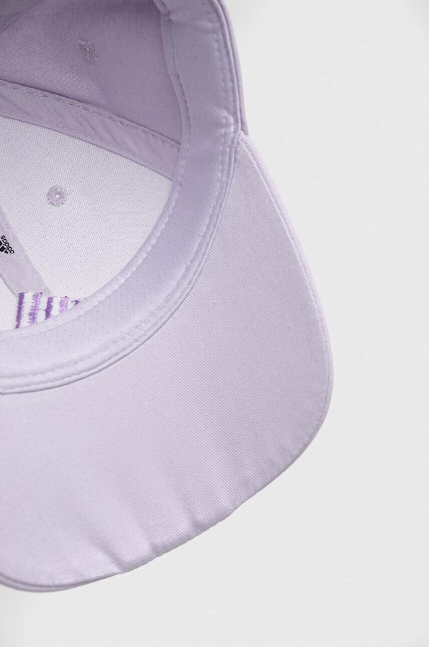 adidas Шапка с козирка в лилаво с принт - Pepit.bg