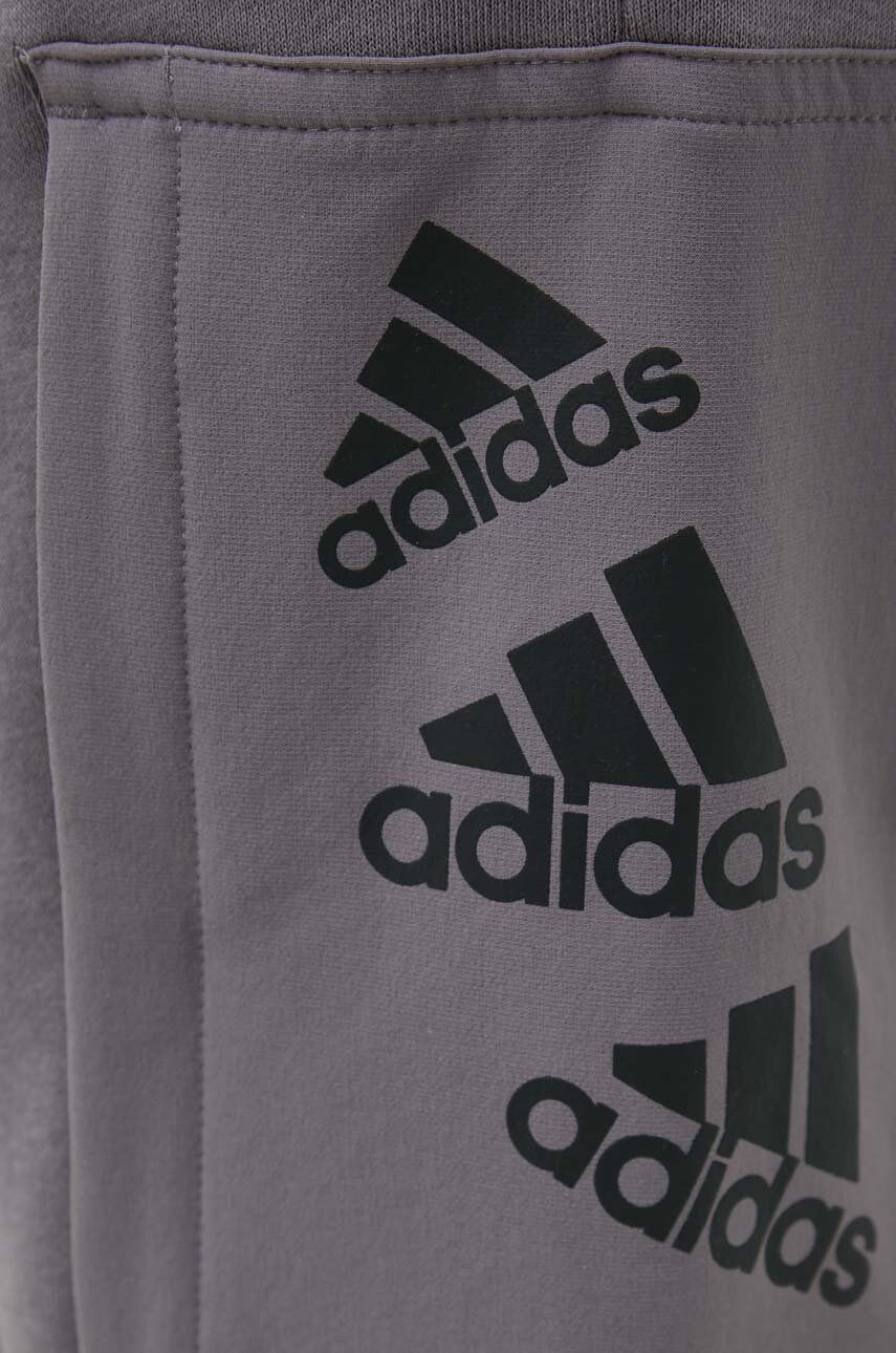 adidas Спортен панталон в черно с апликация - Pepit.bg