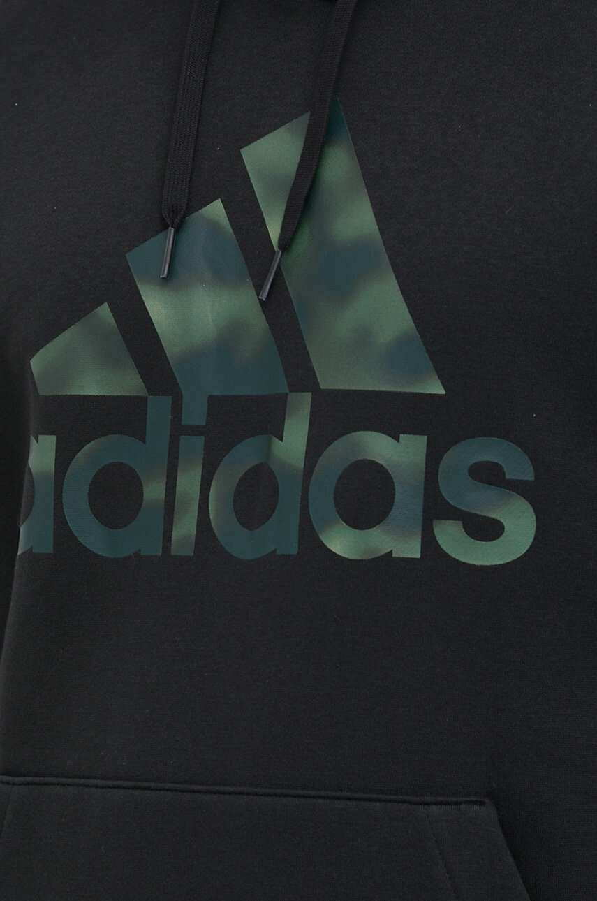 adidas Суичър в черно с апликация - Pepit.bg