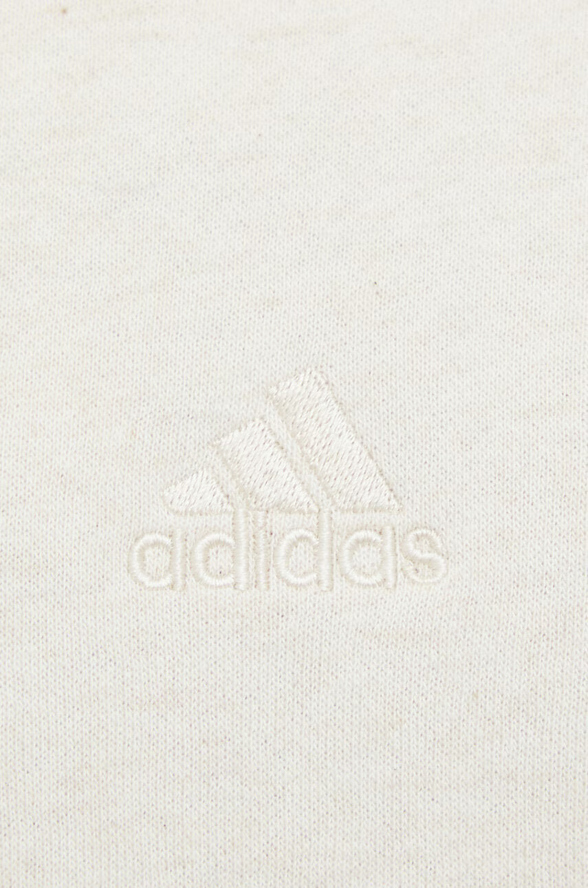 adidas Суичър в бежово с изчистен дизайн - Pepit.bg