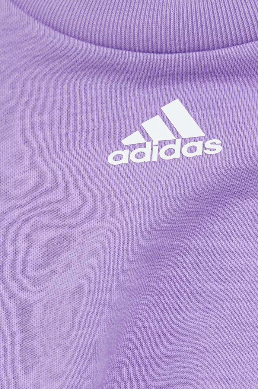 adidas Суичър в лилаво с изчистен дизайн - Pepit.bg