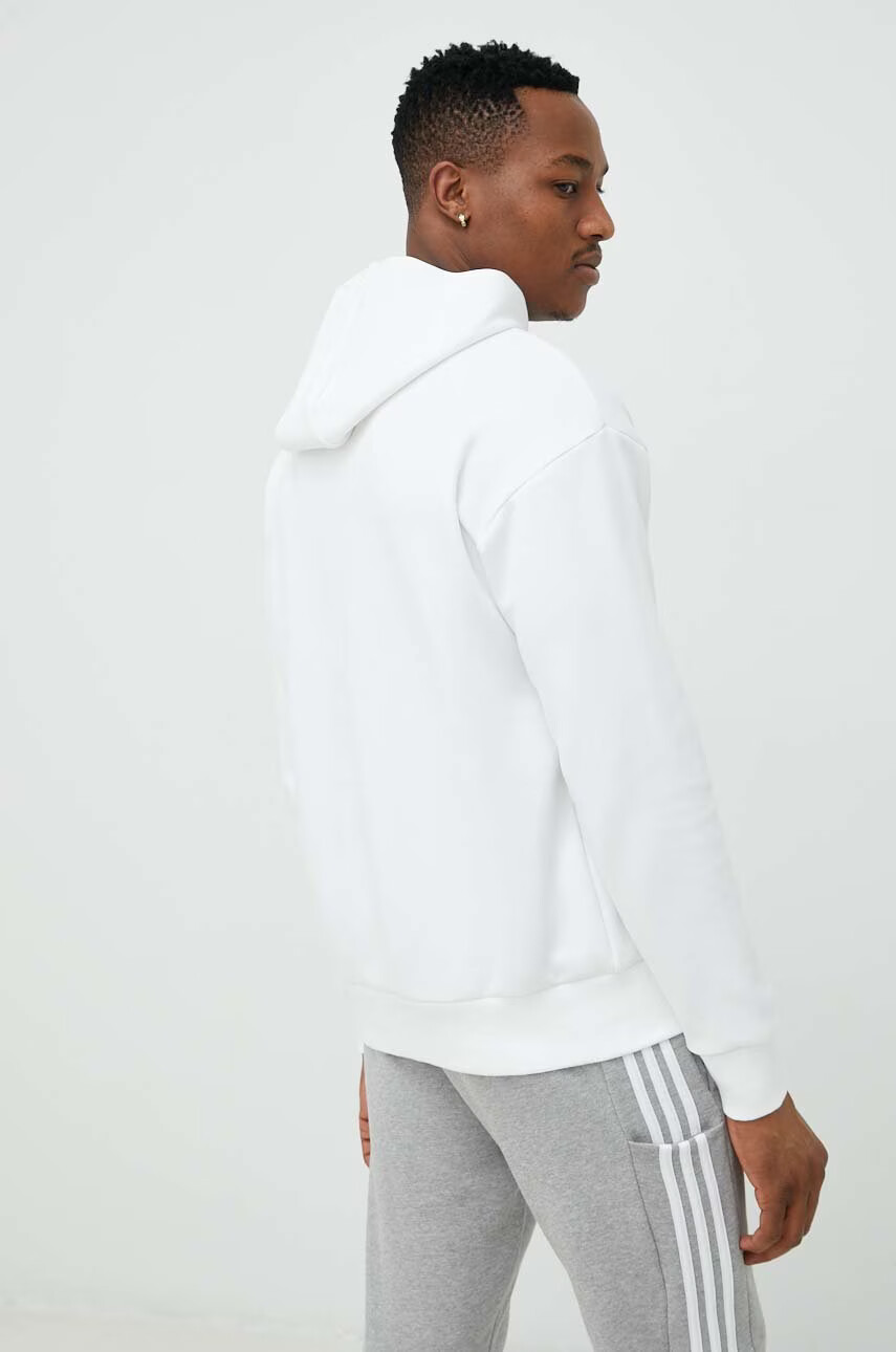 adidas Суичър в бяло с качулка с принт - Pepit.bg