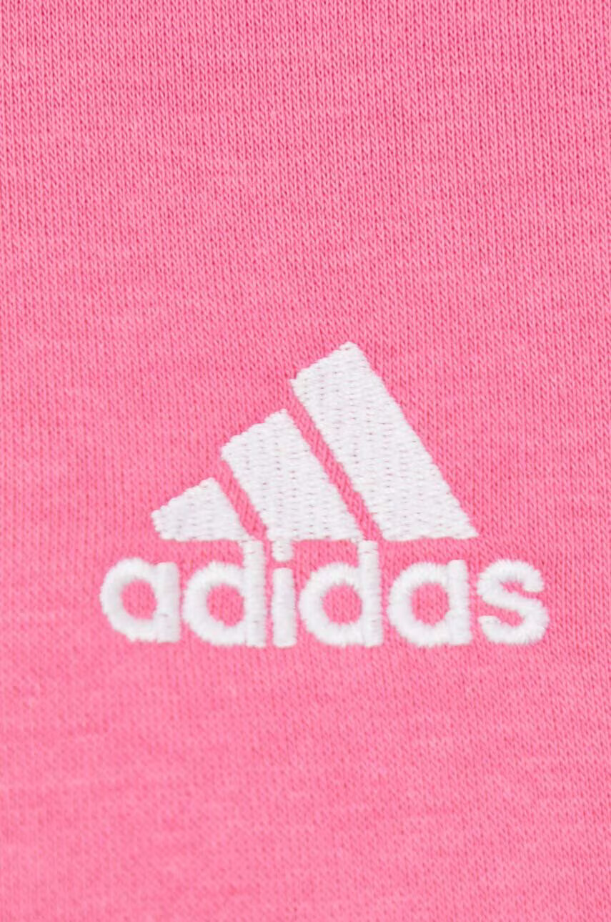 adidas Суичър В розово с изчистен дизайн - Pepit.bg