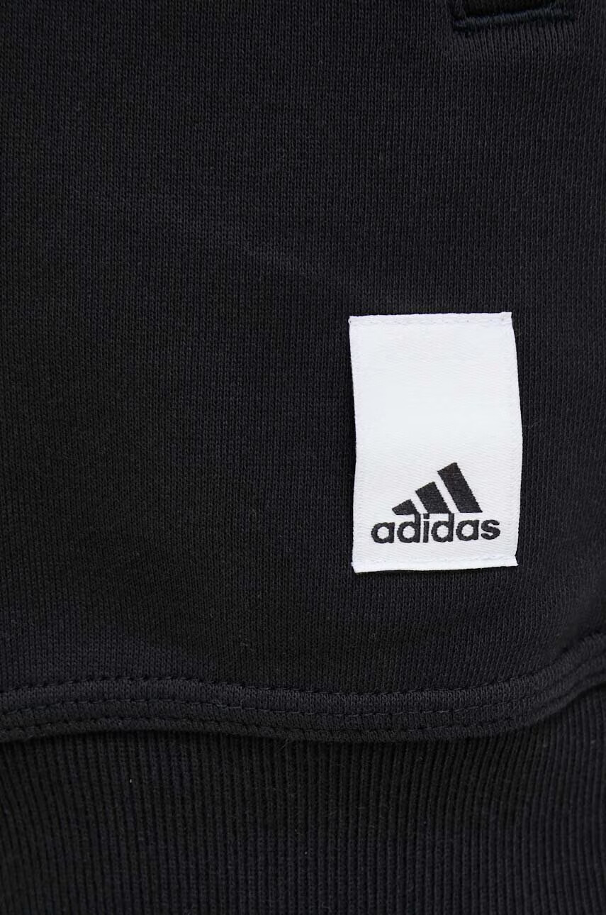 adidas Суичър в черно с качулка с изчистен дизайн - Pepit.bg
