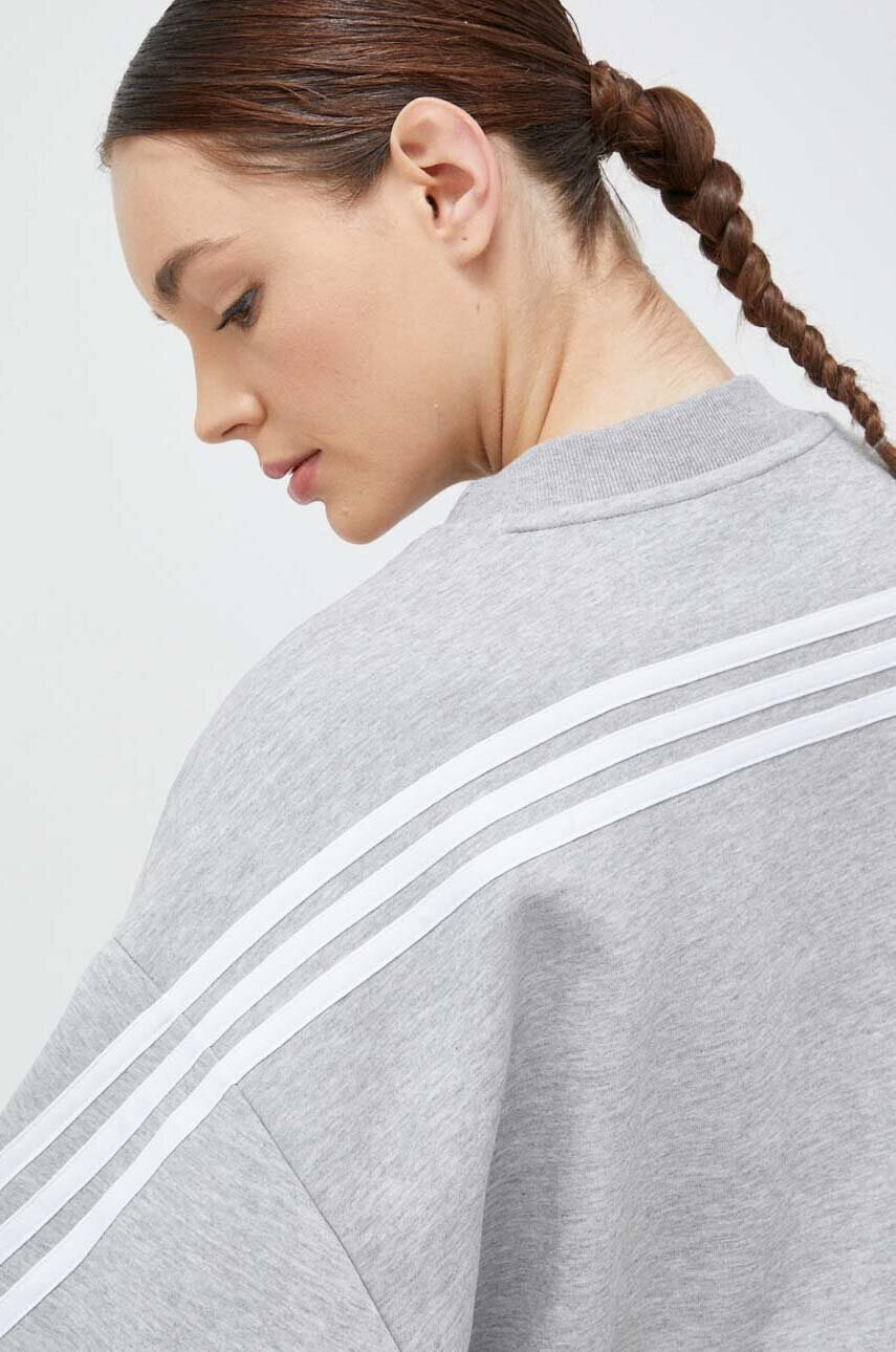 adidas Суичър в сиво с десен - Pepit.bg