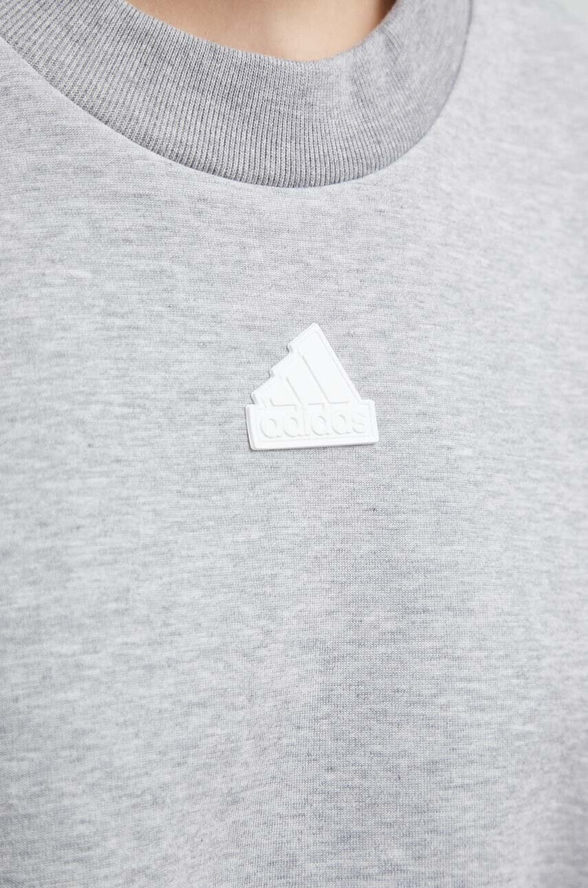 adidas Суичър в сиво с десен - Pepit.bg