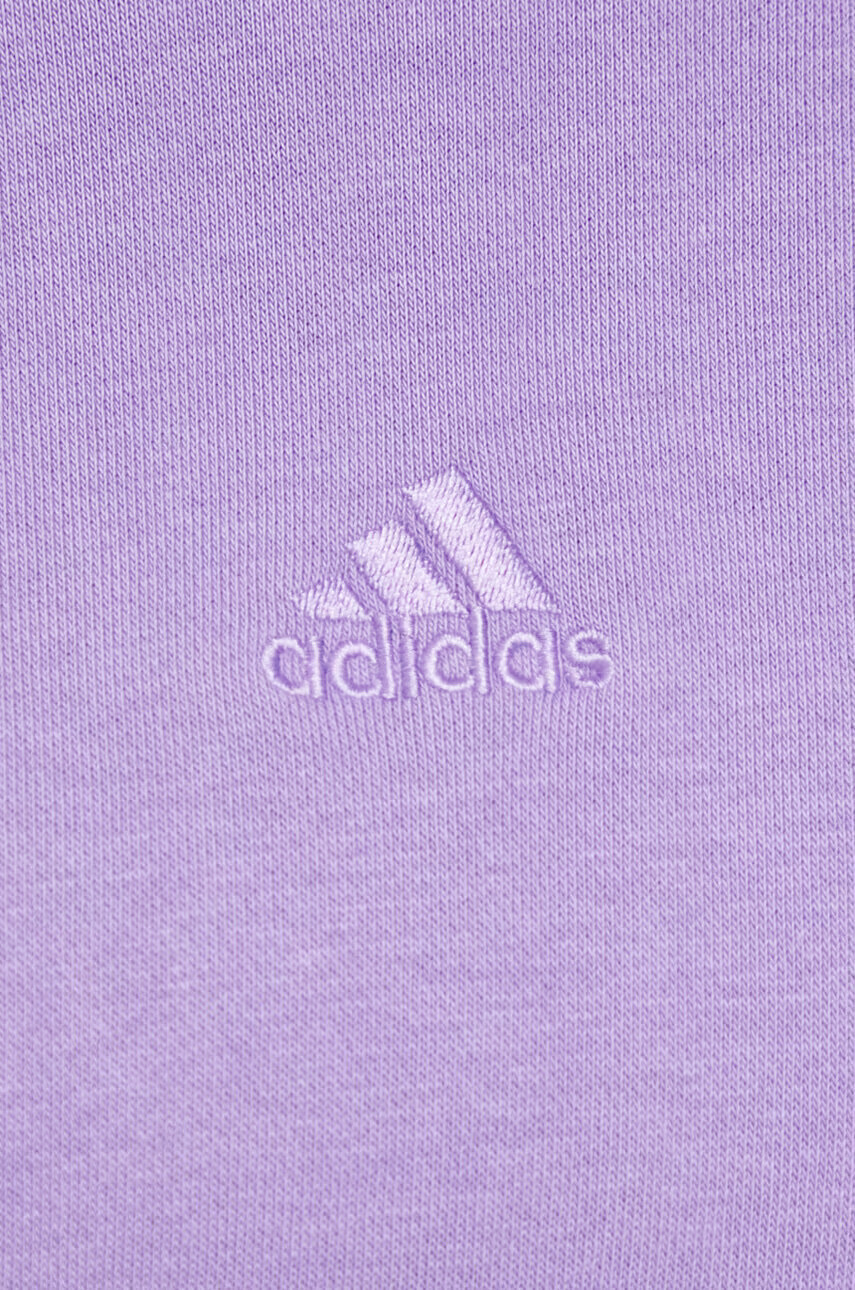adidas Суичър в лилаво с изчистен дизайн - Pepit.bg