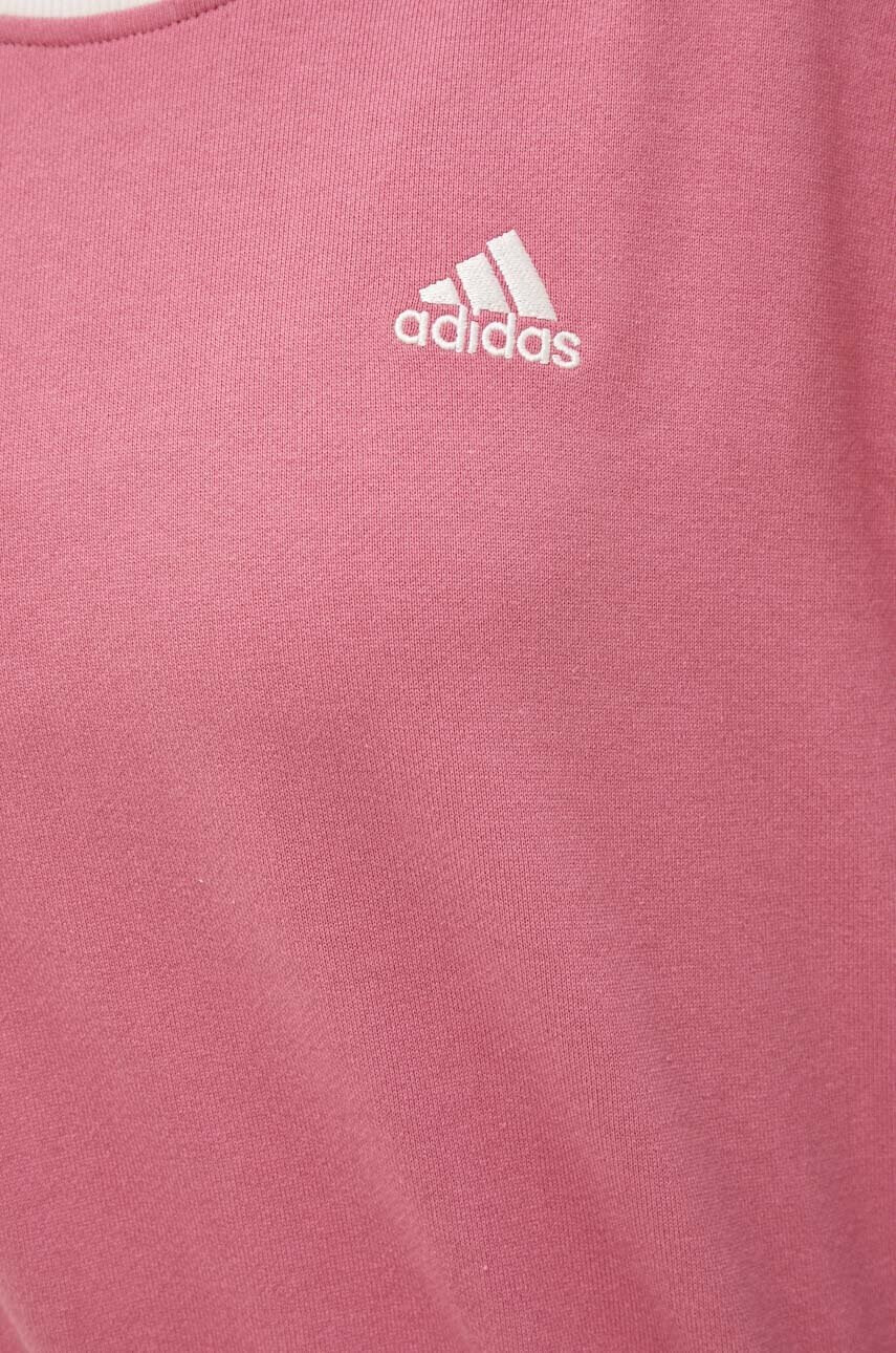 adidas Суичър в розово с десен - Pepit.bg