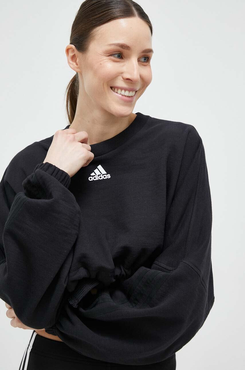 adidas Суичър в черно с изчистен дизайн - Pepit.bg