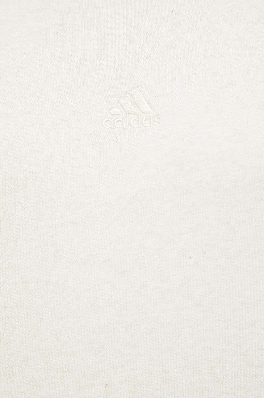 adidas Суичър в бежово меланж на - Pepit.bg