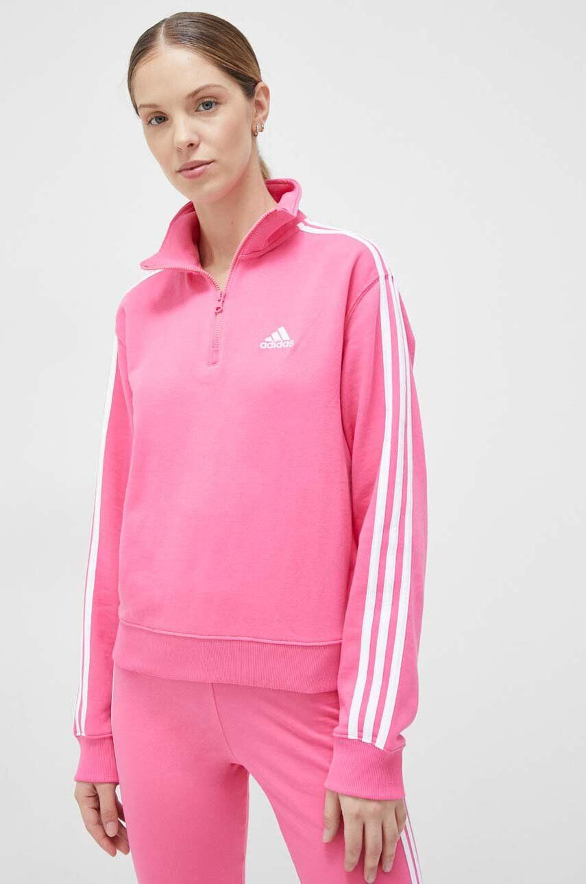 adidas Суичър в розово с десен - Pepit.bg