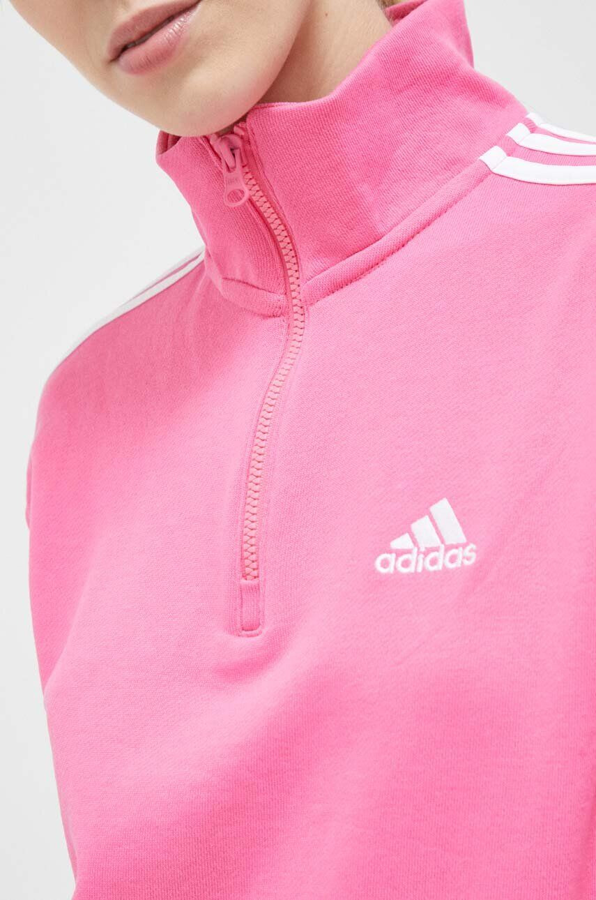 adidas Суичър в розово с десен - Pepit.bg