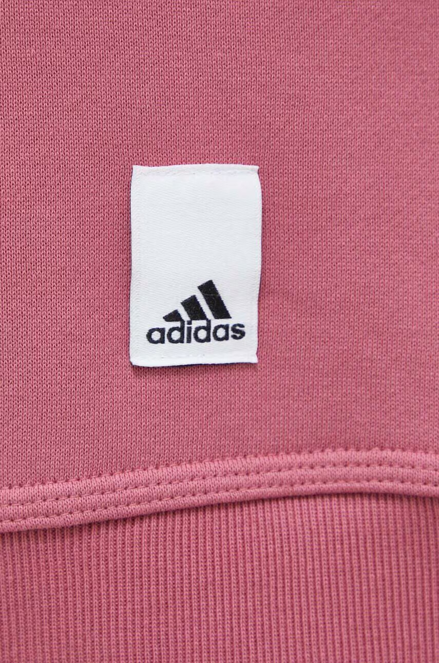 adidas Суичър в розово с изчистен дизайн - Pepit.bg