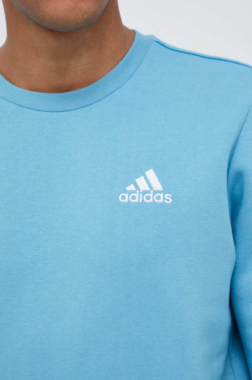 adidas Суичър в синьо с апликация - Pepit.bg