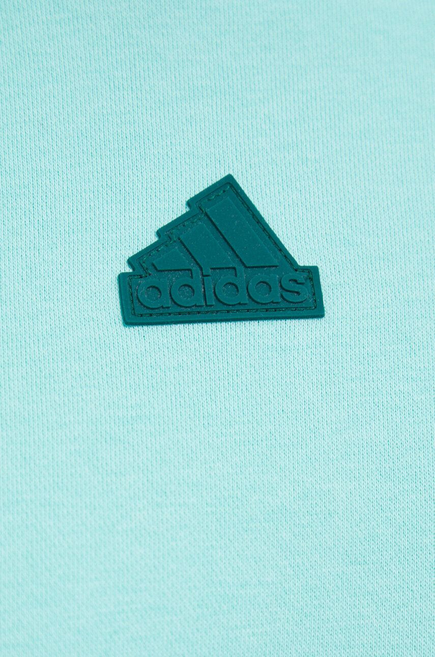 adidas Суичър в зелено с качулка с апликация - Pepit.bg