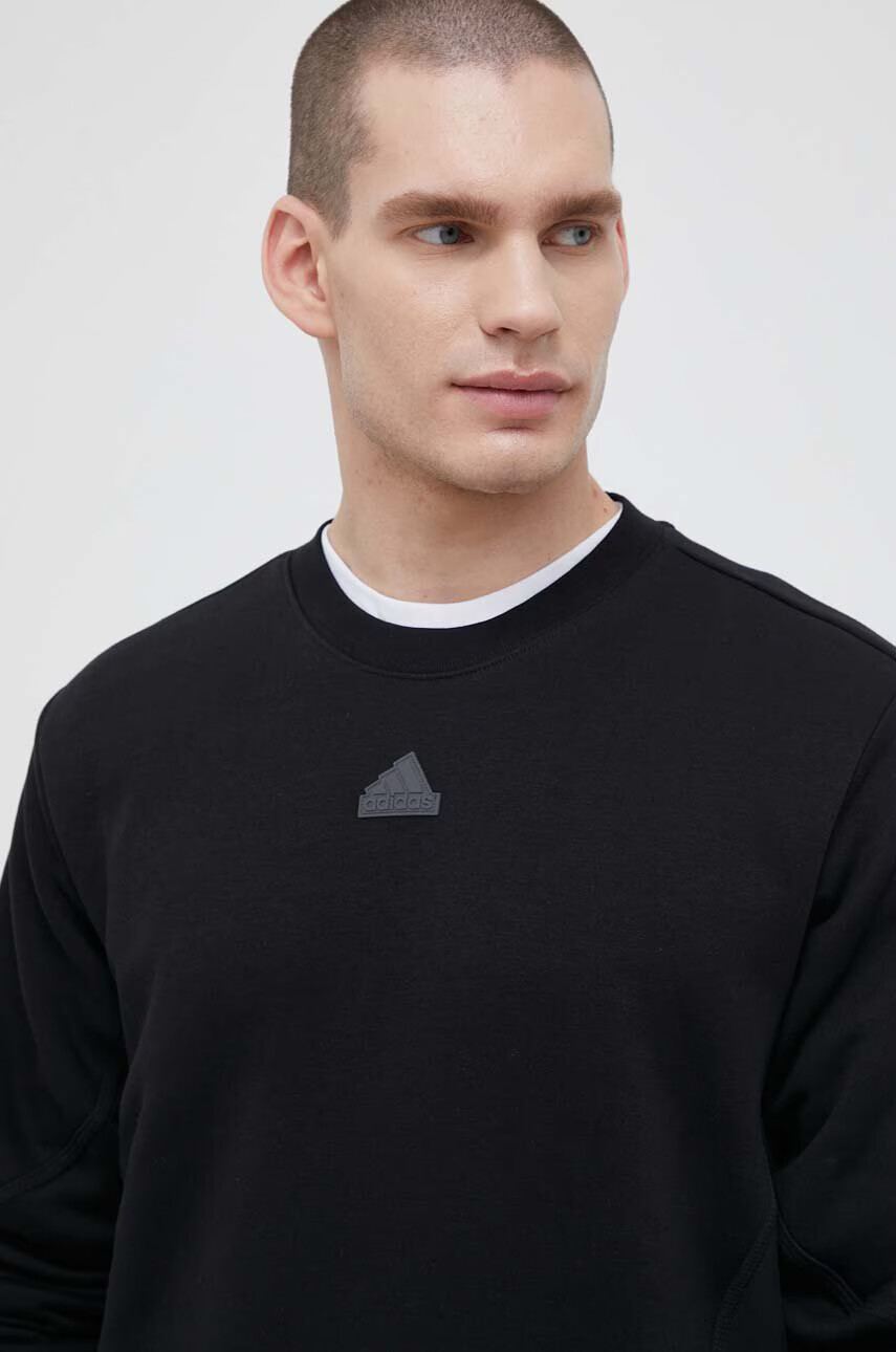 adidas Суичър в черно с изчистен дизайн - Pepit.bg