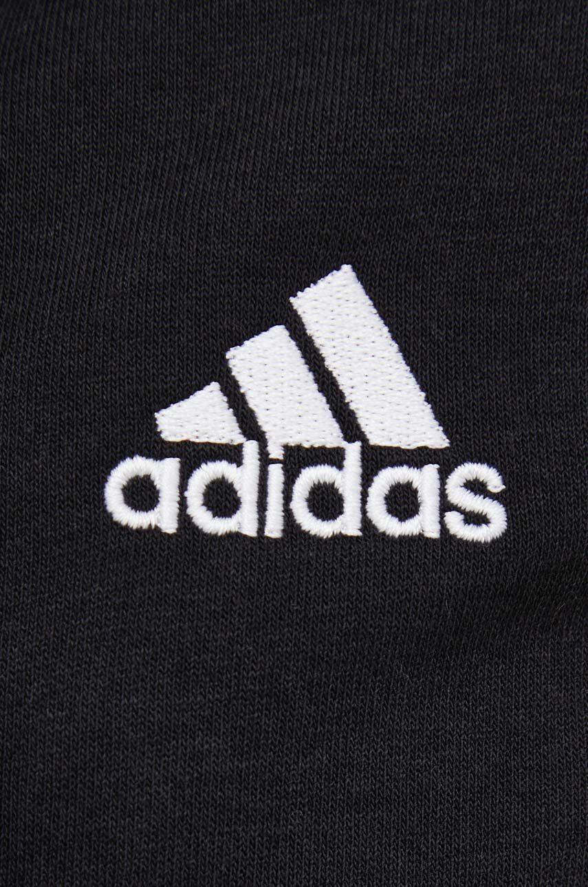 adidas Суичър в черно с качулка с апликация - Pepit.bg