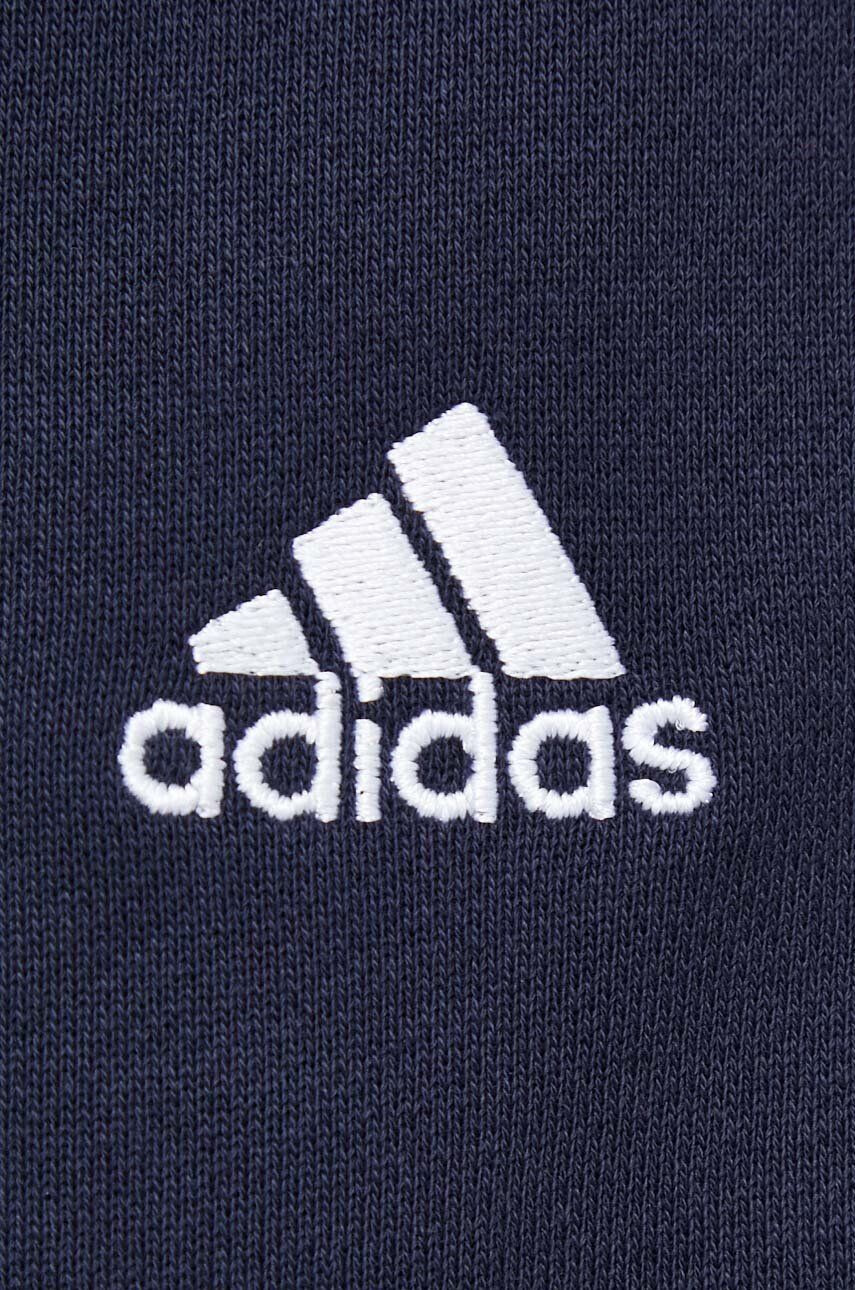 adidas Суичър в тъмносиньо с качулка с апликация - Pepit.bg