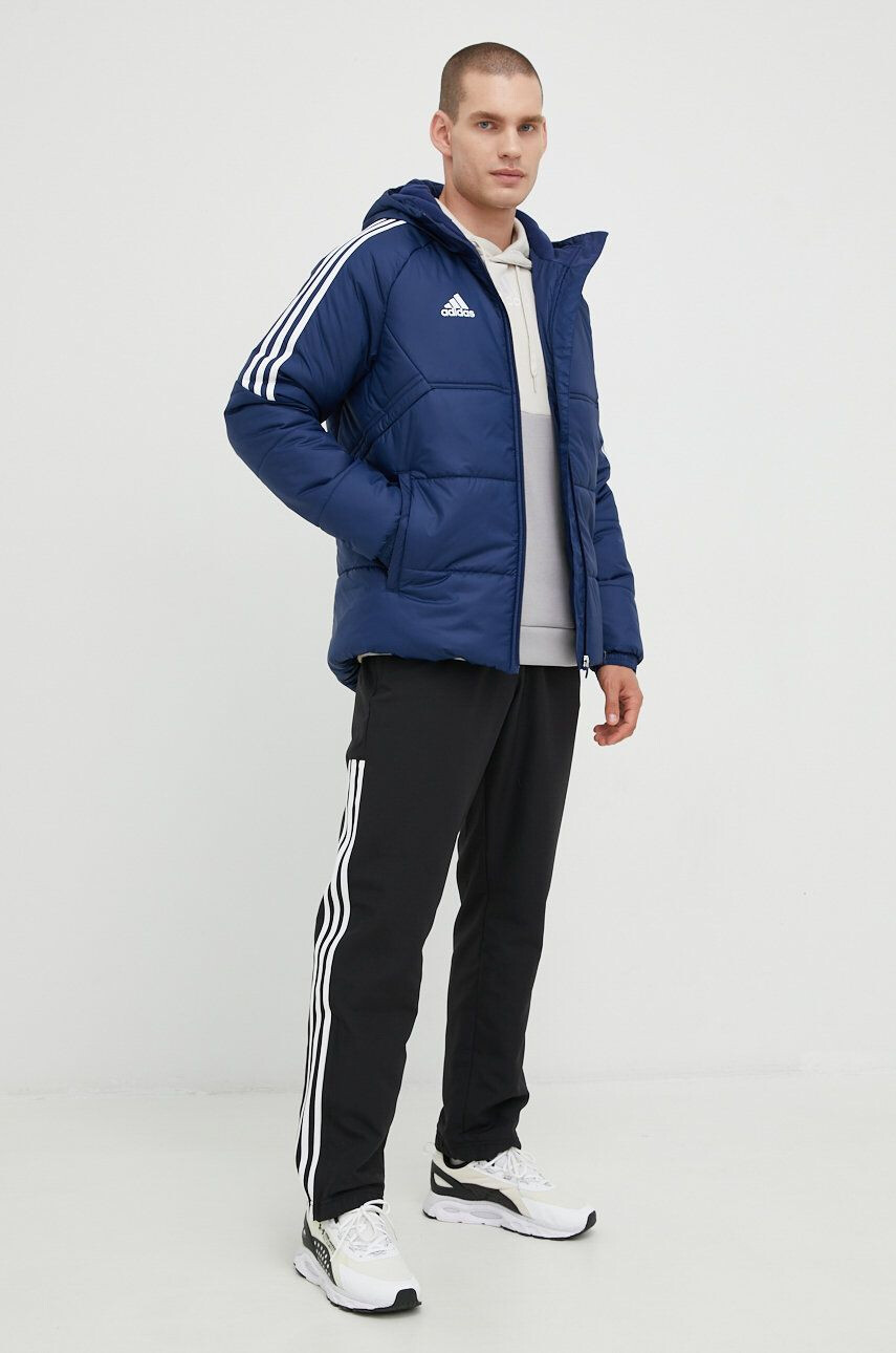 adidas Суичър в сиво меланж на - Pepit.bg