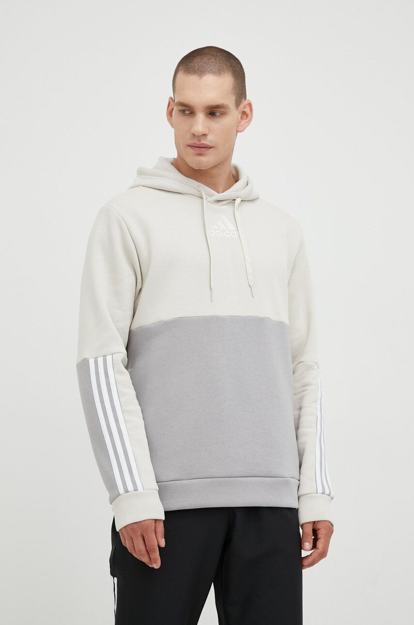 adidas Суичър в сиво меланж на - Pepit.bg