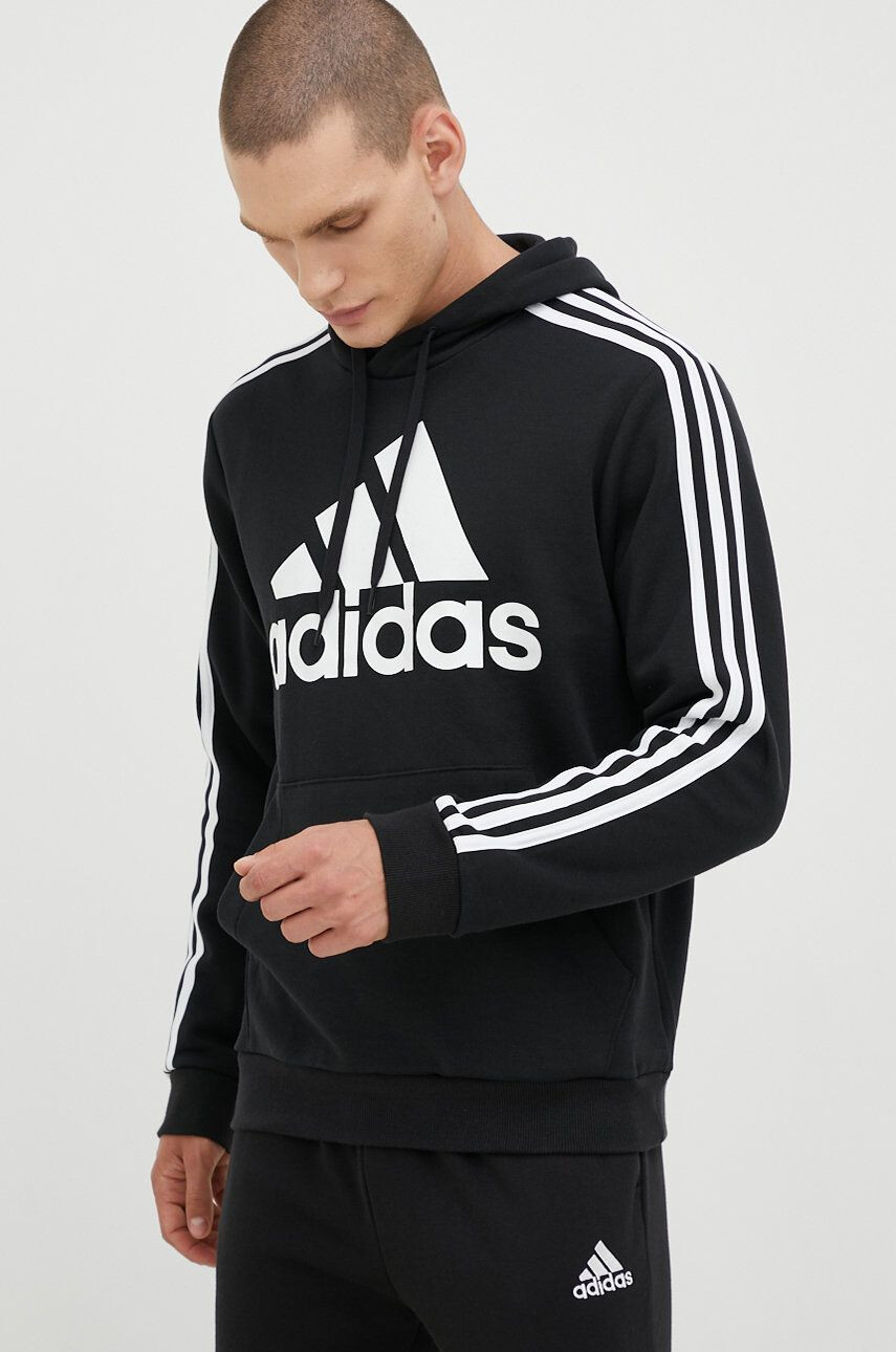 adidas Суичър в черно с принт - Pepit.bg