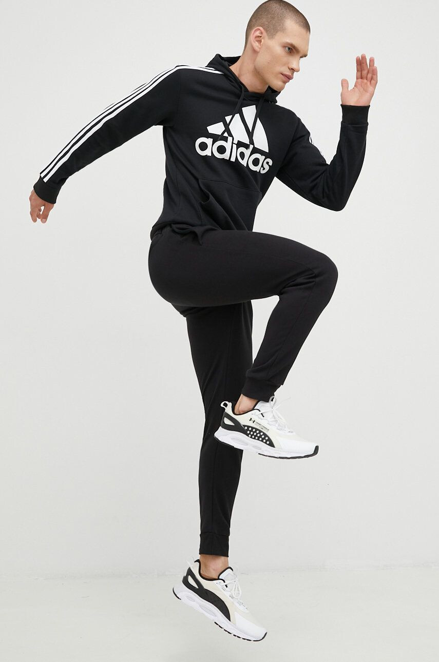 adidas Суичър в черно с принт - Pepit.bg