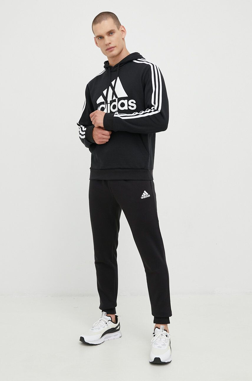 adidas Суичър в черно с принт - Pepit.bg