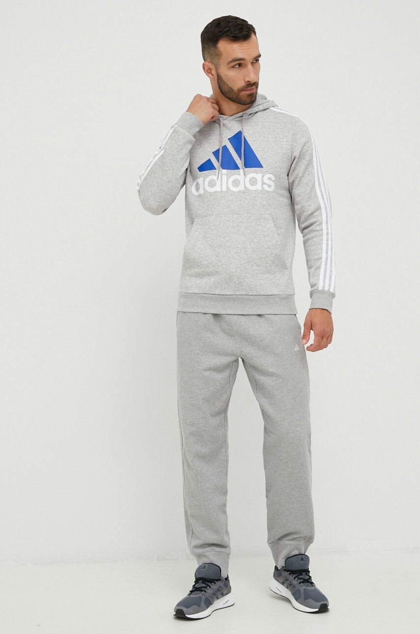 adidas Суичър в сиво меланж на - Pepit.bg