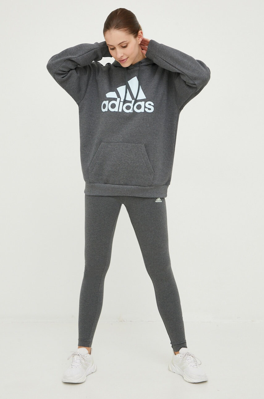 adidas Суичър в сиво с принт - Pepit.bg
