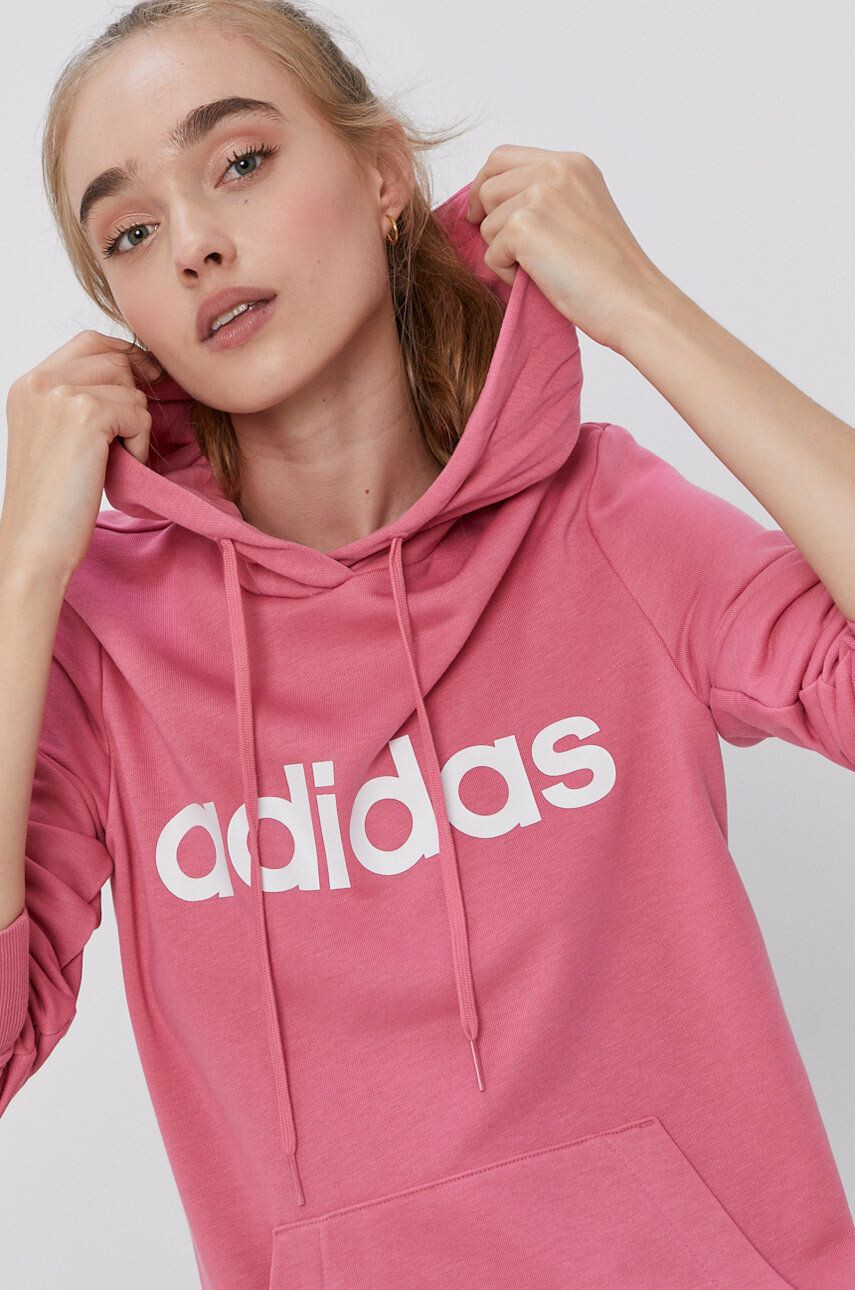 adidas Суичър в тъмносиньо с изчистен дизайн - Pepit.bg