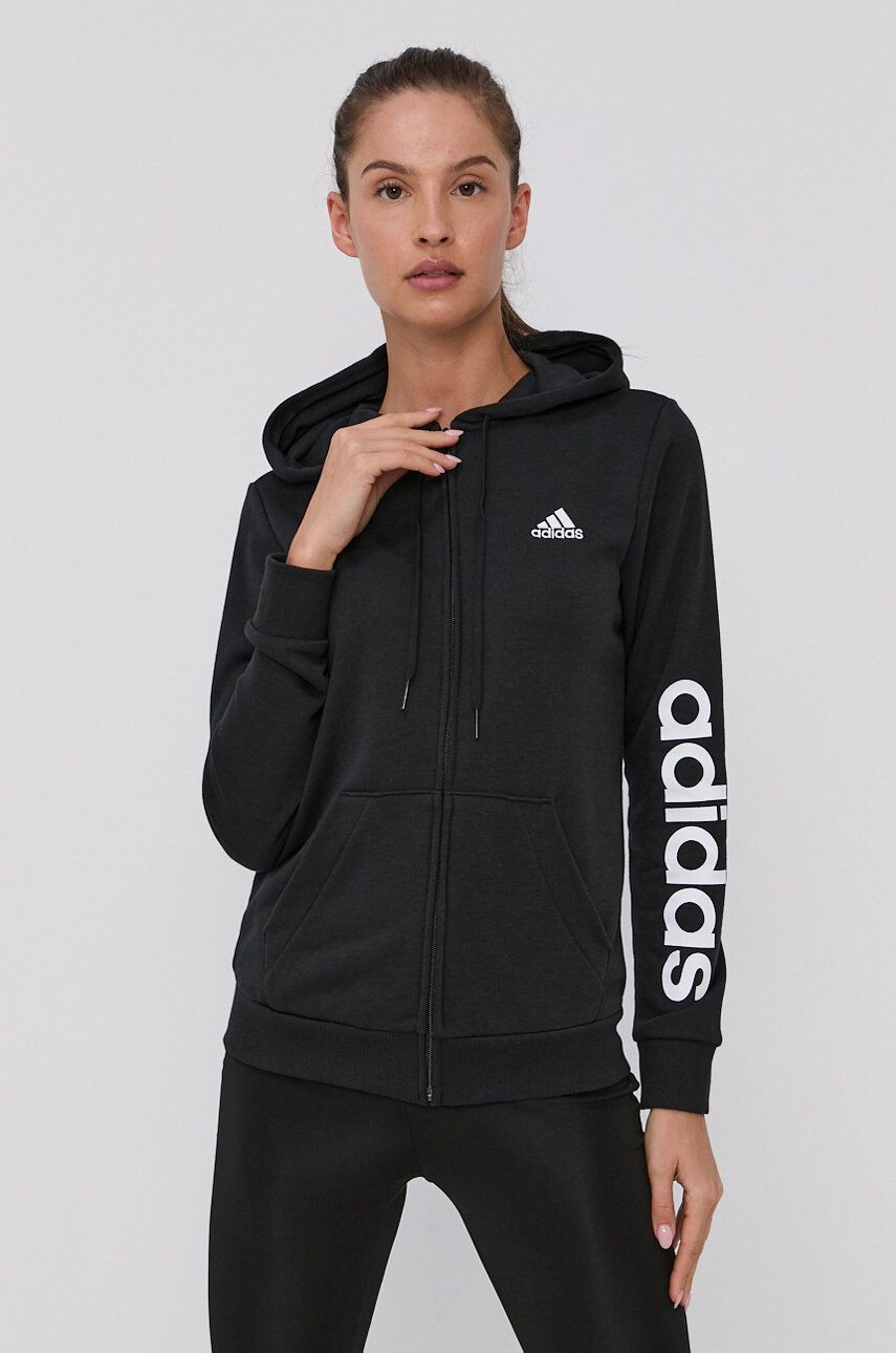 adidas Суичър в розово с апликация - Pepit.bg