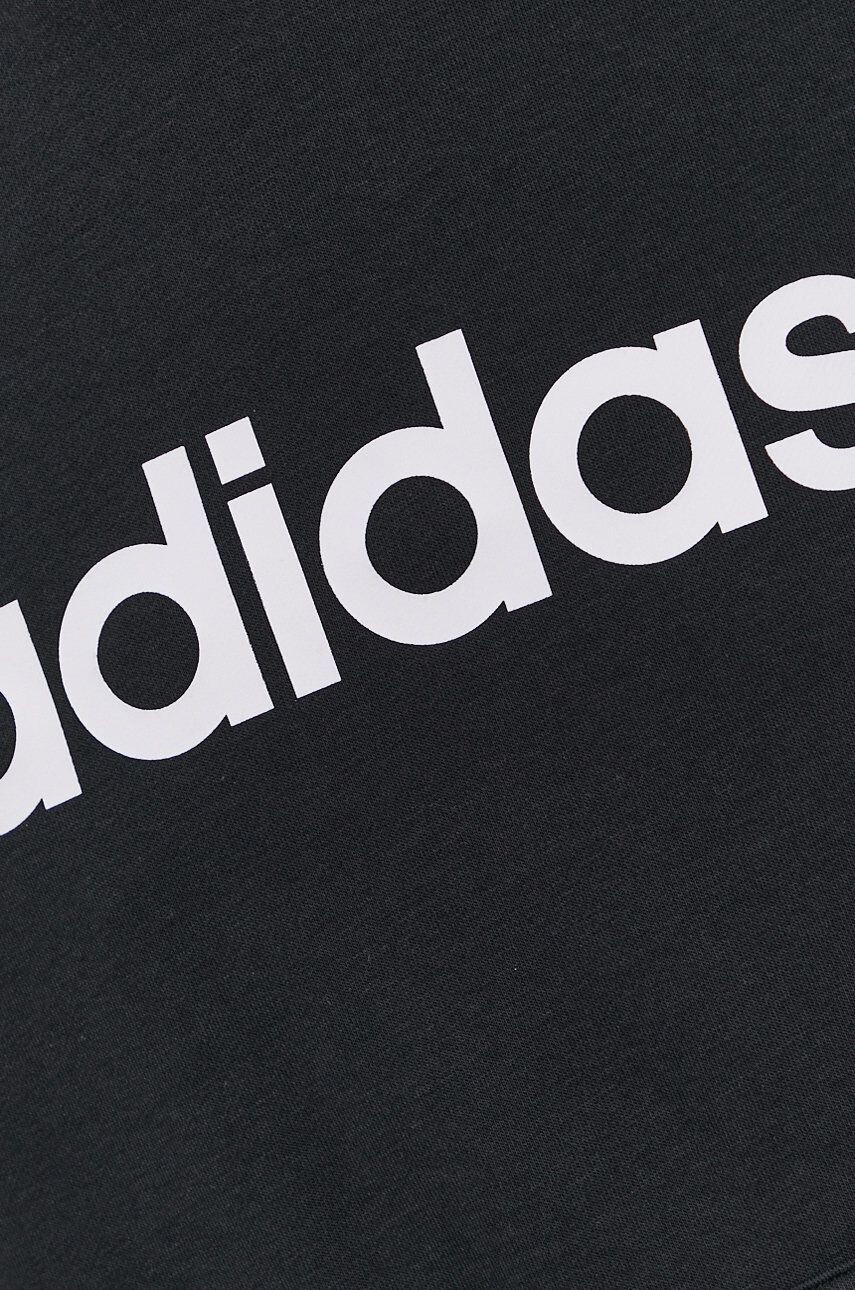 adidas Суичър GL0635 дамски в черно с принт - Pepit.bg