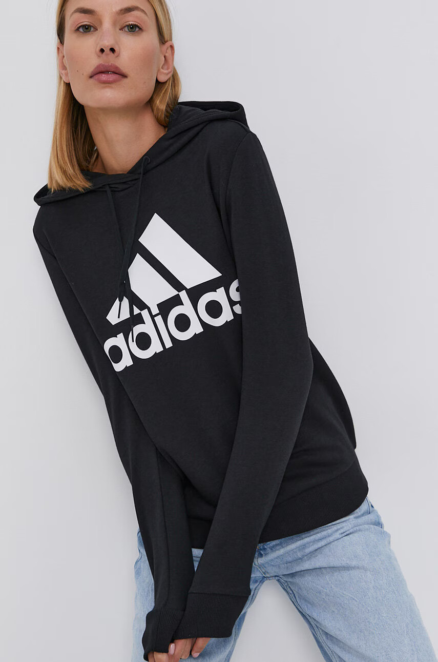 adidas Суичър в жълто с изчистен дизайн - Pepit.bg