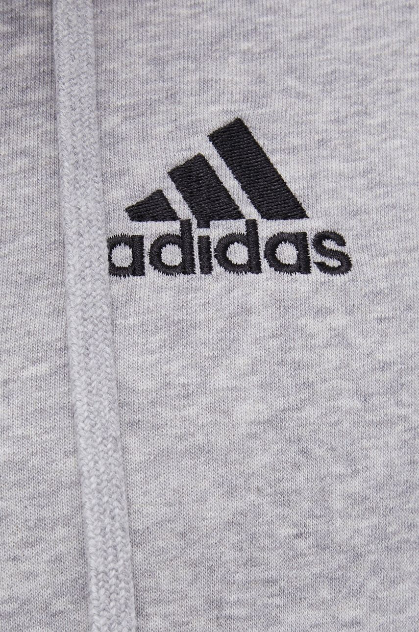 adidas Суичър HB0041 мъжки в сиво с апликация - Pepit.bg