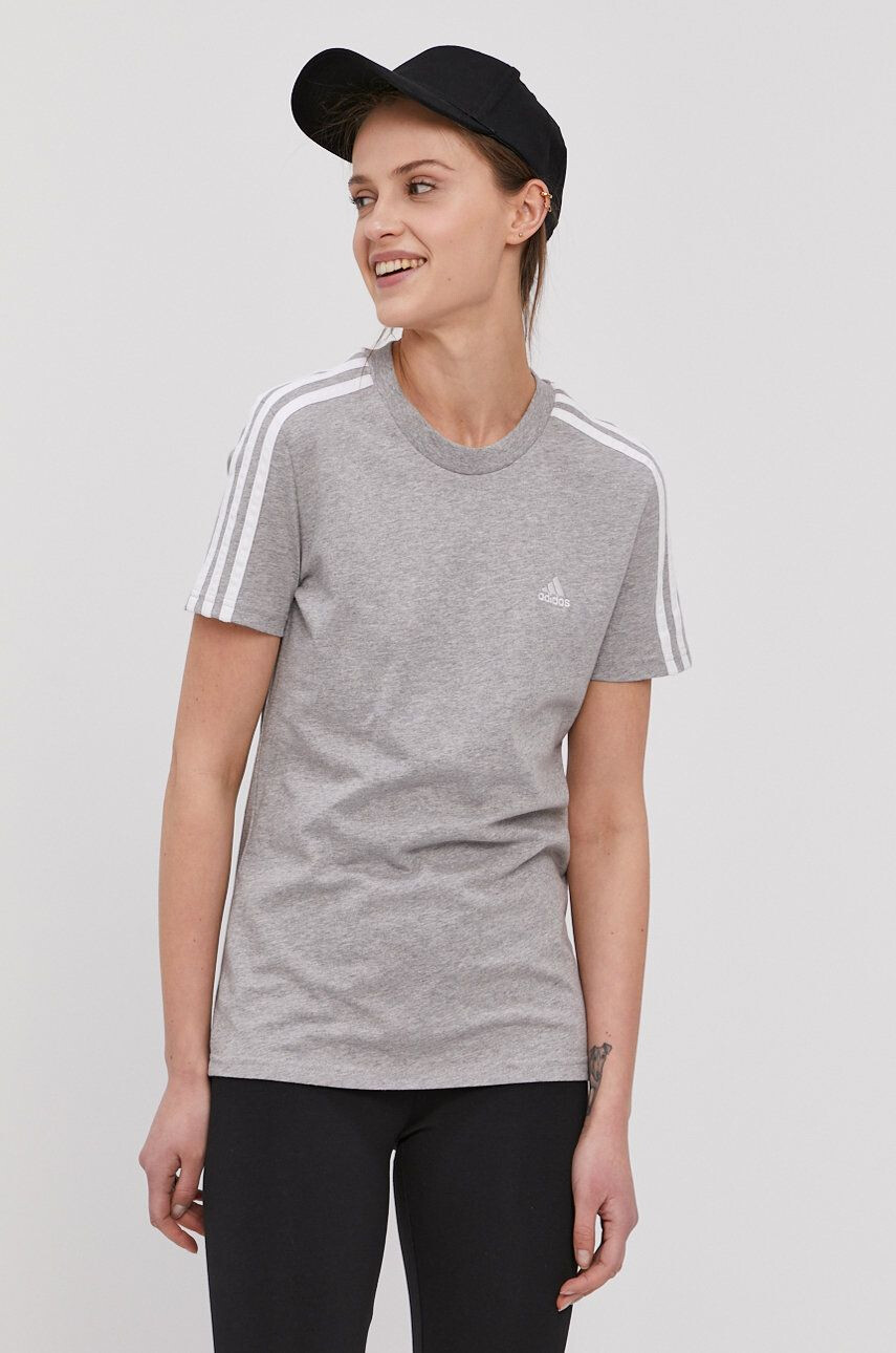 adidas Тениска GL0785 в сиво - Pepit.bg