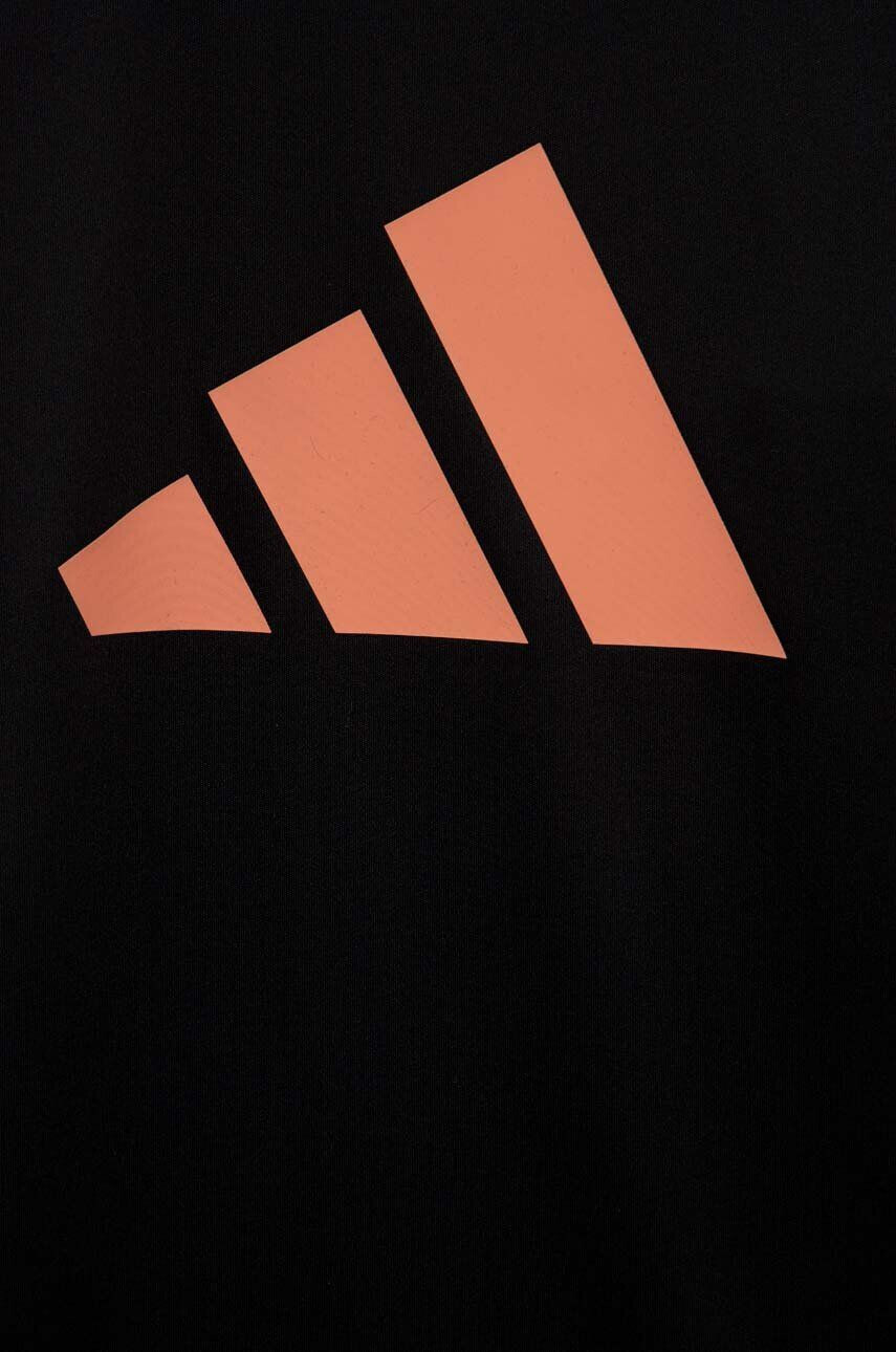 adidas Тениска U TR-ES LOGO в черно с принт - Pepit.bg