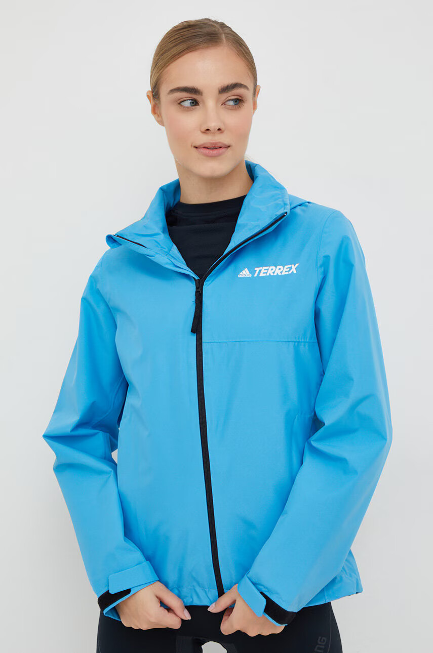 adidas TERREX Непромокаемо яке Multi в синьо - Pepit.bg