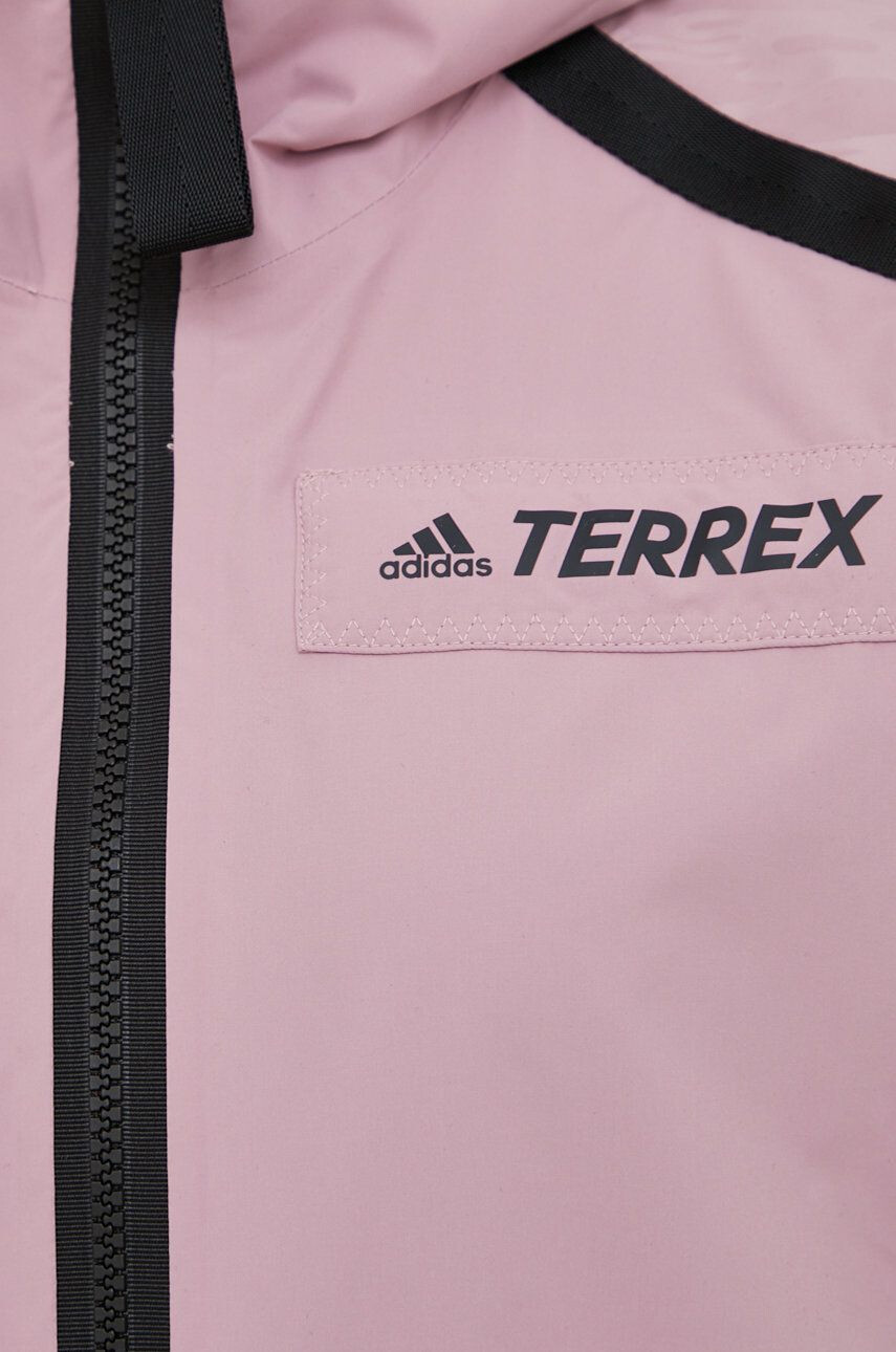 adidas TERREX Непромокаемо яке Utilitas в розово с преходна изолация - Pepit.bg