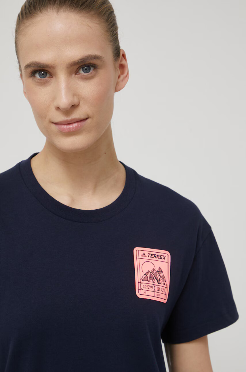 adidas TERREX Памучна тениска Patch Mountain Graphic HE1757 - Pepit.bg