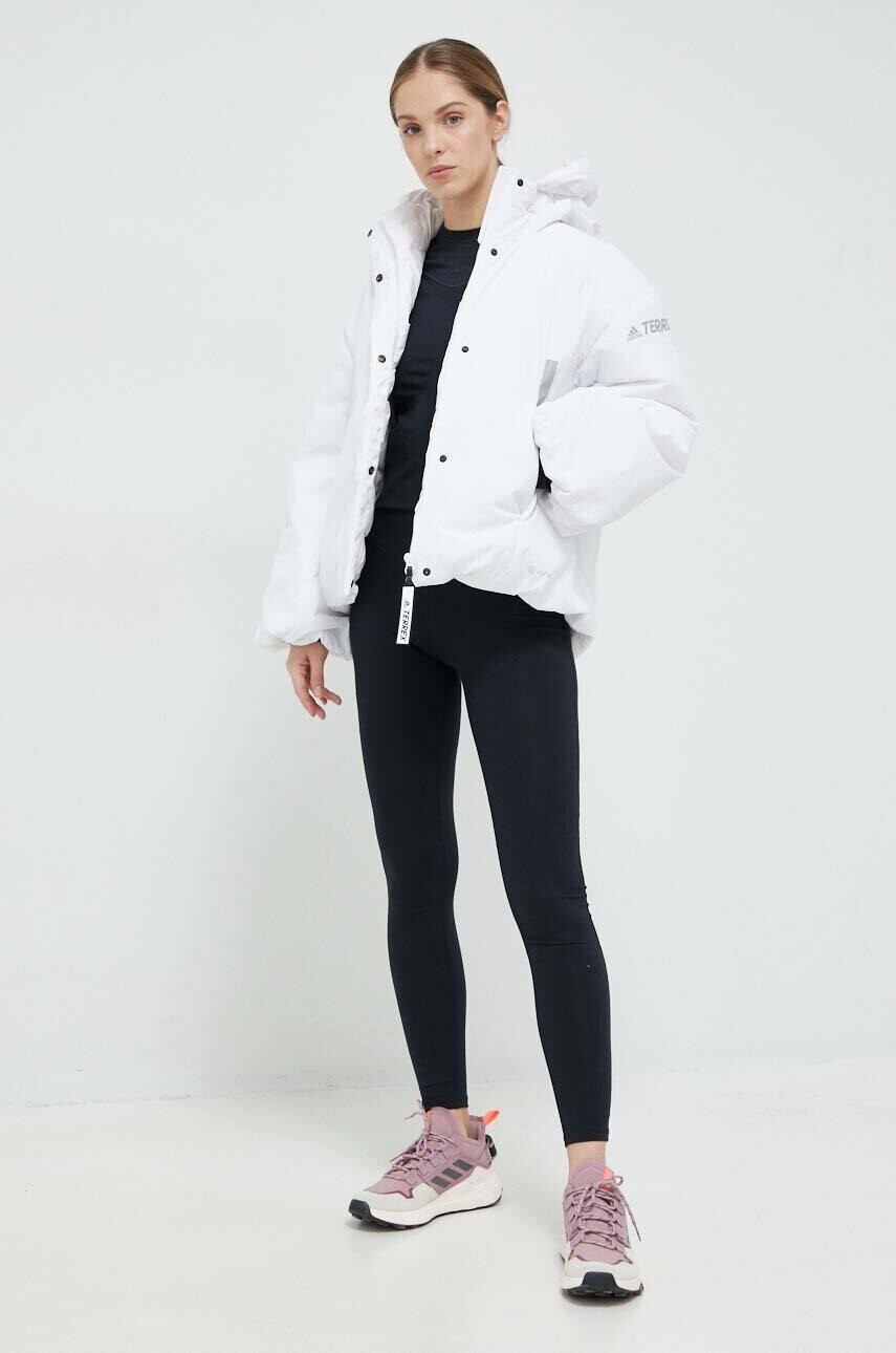 adidas TERREX Пухено спортно яке Myshelter в бяло - Pepit.bg