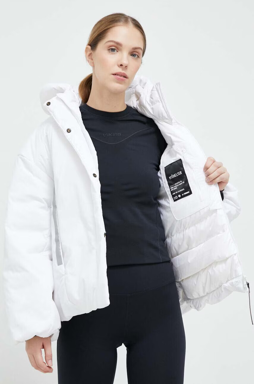 adidas TERREX Пухено спортно яке Myshelter в бяло - Pepit.bg
