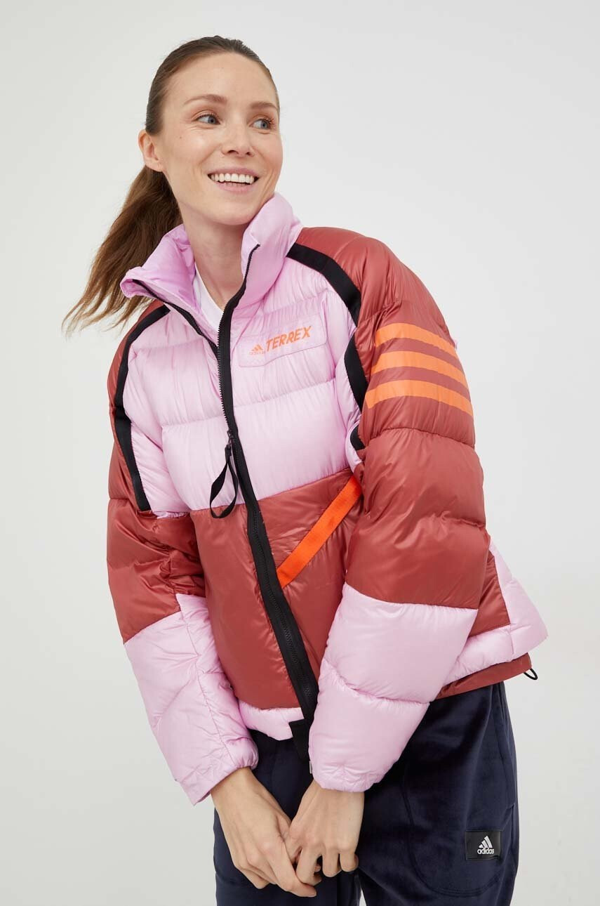 adidas TERREX Пухено спортно яке Utilitas в розово - Pepit.bg