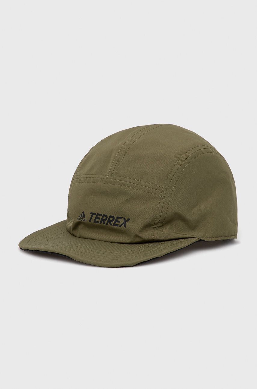 adidas TERREX Шапка с козирка Winterised в зелено с изчистен дизайн - Pepit.bg