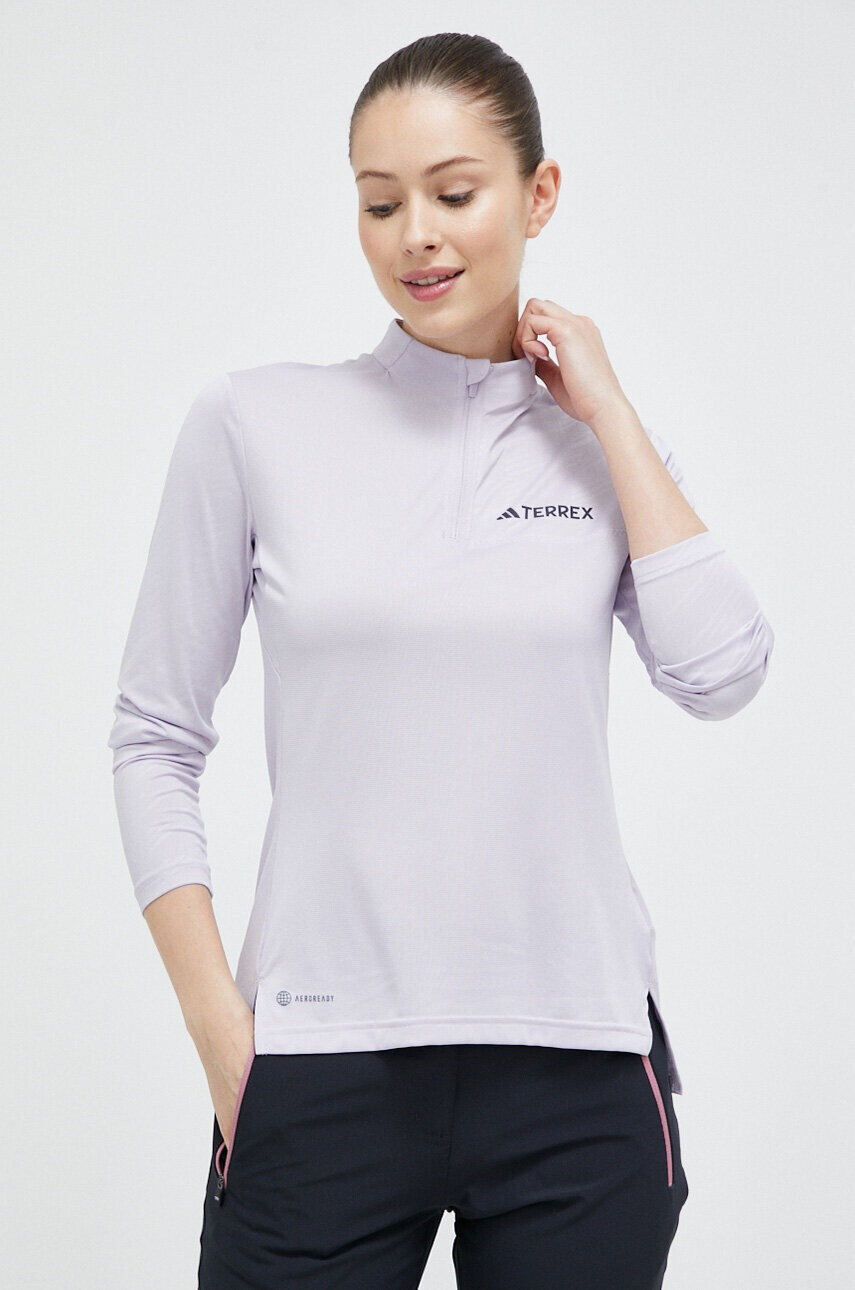 adidas TERREX Спортен суичър в лилаво - Pepit.bg
