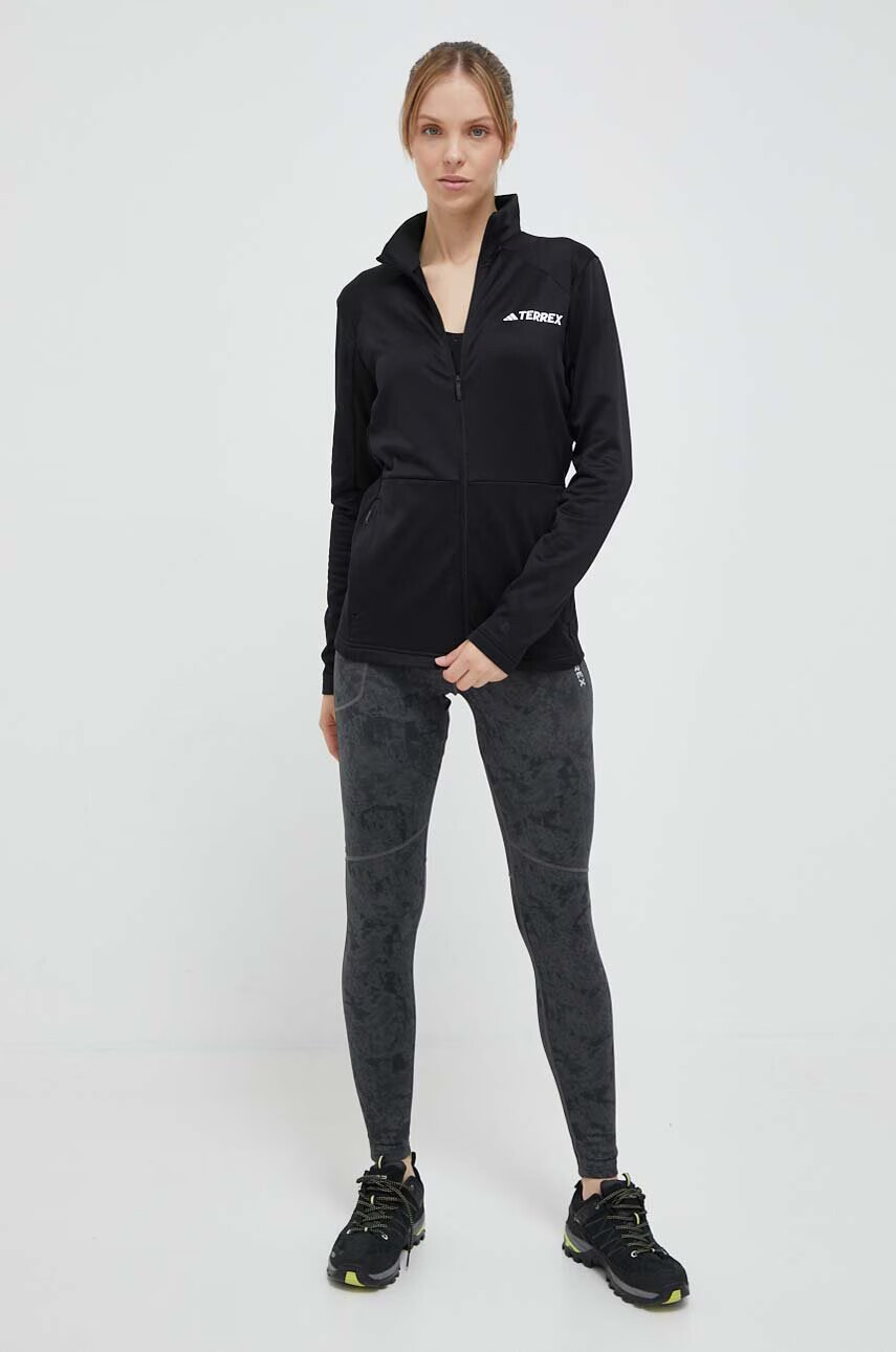 adidas TERREX Спортен суичър Multi в черно с изчистен дизайн - Pepit.bg